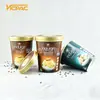 Vaso de Papel para Helado de 34 oz con Tapa, Engrosado, a Prueba de Fugas, Vaso Desechable, Se Puede Imprimir con Logo para Bodas