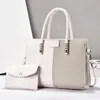 Bolsas femininas mais vendidas no exterior, conjunto de duas peças da moda, bolsa de ombro, bolsa transversal, bolsa de mão para o dia a dia
