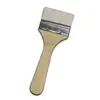 Pincéis de Lã com Cabo Longo Cuidadosamente Selecionados Que Não Soltam Fios, Pincéis para Churrasco, Pincéis de Lã Macia para Tinta Látex, Pincéis de Seda à Base de Água, Pincéis de Lã
