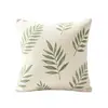 Funda de almohada de algodón y lino Estampado de logo personalizado desde imagen Funda de cojín de lino Vendedor estrella transfronterizo Cojín de sofá Amazon