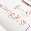 Clip para papel color animal forma creativa clip para papel hueco metal lindo dorado clip para papel ventas directas de fábrica