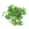 Planta plástico trigeminal grama aquática diy guirlandas feitas à mão flor de pulso material parede de flores gramado decoração de fundo