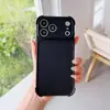 Funda para teléfono mate con ventana grande, anticaída, cubierta protectora con aceite en spray tipo piel, adecuada para iPhone 17 Pro Max y Apple 16/15