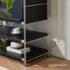 Estantería Estrecha Estilo Bauhaus Ins Mueble Revistero Mueble de Sala Organizador de Almacenamiento Libro Acero Inoxidable Puerta abatible Coser