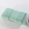 Bufanda cuadrada de exportación de algodón puro con logotipo impreso personalizado, toalla de mano de algodón, pañuelo cuadrado japonés liso para lavar la cara, multicolor al por mayor