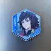 Pegatina magnética para refrigerador Demon Blade, diseño tridimensional de dibujos animados creativos de Anime Nezuko Tanjiro Demon Slayer Team, imán decorativo personalizado