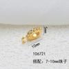 Fecho Clip para Colar Pingente Único Dourado Retenção de Cor Super Fecho de Joia Fivela de Colar DIY Acessório para Pendurar