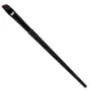 Pincel de Delineador em Forma de Lâmina, Pincel Chanfrado para Sobrancelha em Forma de Foice de Cabeça Plana para Maquiagem, Pincel para Delineador em Gel, Pincel Preto Portátil para Base