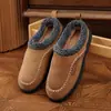 Chinelos de Algodão Masculinos Inverno Interno Casa Tamanho Grande Chinelos de Algodão Antiderrapantes com Solado Grosso Chinelos Quentes de Pelúcia Fábrica de Origem