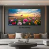 Pintura Decorativa Paisaje Transfronterizo para Dormitorio y Sala de Estar