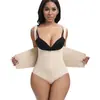 Nova Roupa Modeladora Corporal Transfronteiriça Salão de Beleza Mesmo Estilo Peça Única Plus Size Levanta Barriga Levanta Quadril Cinta Modeladora de Cintura Roupa Modeladora Corporal Feminina
