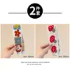 Diadema de Punto Bordada con Flor y Velcro para Mujer, Organizador de Flequillo y Cabello Suelto, Diadema para Lavarse la Cara