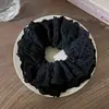 Scrunchie extra grande muy elegante, modelo nuevo 2026, liga para el cabello de alta elasticidad, accesorio para el cabello de encaje inspirado en la dopamina para niñas