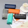 Fábrica de estuches para gafas Xinhe County Xinxing venta al por mayor personalizada de alta gama hecha a mano con patrón de cuero estuche para gafas de montura grande