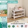 Zapatero Plegable Sin Instalación, Mueble Zapatero Doméstico de Una Pieza Multicapa para Puerta, Estante de Almacenamiento Sencillo a Prueba de Polvo para Dormitorio de Alquiler