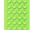 Ventosas de silicone espessas, 24 peças quadradas, capa de couro universal para carregador de celulares, tablets e malas, removíveis.