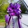 Carro de casamento carro de casamento puxar flores decoração de quarto de casamento suprimentos layout de casamento equipe de carros de escolta maçaneta do espelho gravata escadas flores de puxar à mão