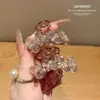 Nuevo Clip de Garra Pequeña de Cristal Full Diamante de Lujo 2026, Pinza Lateral de Tiburón de Moda y de Gama Alta para el Cabello de Princesa