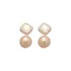 Pendientes de Flor de Zircón y Perla de Aguja de Plata, Pendientes Retro, Elegantes, Modernos y Versátiles, Pendientes de Lujo Ligero y de Alta Gama para Mujer