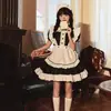 Bonito y suave traje de sirvienta japonesa Lolita para chica, ropa exterior diaria, traje de sirvienta con tirantes de leche, disfraz de animación para actuación en el escenario