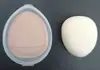 Zapatillas Pequeñas Esponja de Dedo en Polvo Malvavisco Esponja de Cojín de Aire para Dedos Elásticas Espesadas No Absorbentes de Polvo Doble Uso para Aplicación de Maquillaje Seco y Húmedo