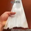 Tiras Quadradas de Acrílico Transparente, Hastes Quadradas, Colunas Quadradas de Vidro, Tiras de Reforço para Decoração Publicitária, Tiras Retangulares com Fenda
