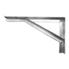 Suporte Triangular de Cantoneira Prateleira de Carga Montada na Parede Suporte para Painel Divisório Rack Fixo Suporte Tripé