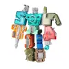 Juguete de Deformación Digital para Niños Robot Combinado Mecha King Kong Set de Coches Regalo Educativo de Cumpleaños para Niños y Niñas