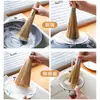 Artefacto para Fregar Ollas Cepillo de Bambú Hecho a Mano Escoba de Cocina Antigua Cepillo para Ollas para Lavar Ollas Herramienta de Limpieza de Cocina para el Hogar