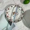 Atacado de Cerâmica Shanxi Placas Ruyi Impressas de 8 polegadas para Uso Doméstico, Pratos Simples para Lojas de 2 Reais, Barracas de Mercado Diversas