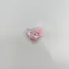 Estrella de PVC transparente arena movediza accesorios de ropa lazo corazón de melocotón diy hecho a mano bucle para el pelo cuerda para el pelo pasador material para joyería
