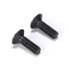 Tornillos Negros de Cabeza Avellanada Phillips Tornillos Negros de Cabeza Plana Gb819 Tornillos de Fijación M2M2.5M3M4M6M6M8M10