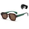 Comercio exterior nuevas gafas de sol de caja irregular moda personalidad color retro gafas de sol europeas y americanas para mujer transfronterizas 2024