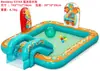 Intex Piscina Deslizador Inflable de Entretenimiento para Exteriores de Verano Dibujos Animados Diversión Chorro de Agua Piscina Familiar para Nadar Piscina de Juegos Acuáticos para Niños