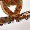 Pinza Grande de Acetato Estilo Coreano Pinza Elegante para Moño en la Parte Trasera de la Cabeza Pinza de Tiburón Pinza Versátil para el Cabello de Mujer para el Trabajo Accesorios para el Cabello