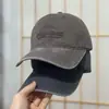 Gorra de béisbol de color sólido lavada estilo retro americano, gorra de pico simple versátil estilo coreano inspirada en tendencias ins para mujer