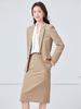 Traje de Oficina Transfronterizo Estilo Humen para Mujer Otoño 2024 Nuevo Chaqueta Falda Leggings Mujer