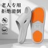 Sandalias de Verano para Hombre Mayor Sandalias de Interior y Exterior Baño Ducharse Sandalias Frescas para Mujer Mujeres Embarazadas Zapatos Planos PVC Resistente al Desgaste Agarre Fuerte