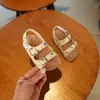 Nuevas Sandalias Infantiles con Estampado de Frutas 2026 con Doble Hebilla Suela Suave para Niños y Niñas Zapatos Casuales de Verano para la Playa