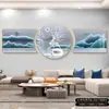 Colgante de Pared de Fondo para Sofá Pintor y Significado de Riqueza Tríptico Moderno de Lujo Ligero Pintura Decorativa Atmosférica de Gama Alta para Sala de Estar