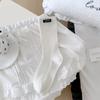 Meias de Alfabeto para Primavera e Outono Cor Sólida Estilo Coreano Meia de Cano Médio Tendência Feminina Versátil Sem Costura Longa Estilo Ins com Etiqueta de Tecido