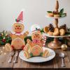 Nuevo Adorno de Muñeco de Hombre de Jengibre Navideño Muñeco de Caricatura de Galleta Muñeco Adorno Navideño Arreglo Vestir