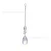 Entra en el árbol de Navidad Colgante decorativo de Manualidades de Cristal colgante para coche cadena para teléfono móvil colgante combinación de seis piezas colgante de cristal