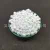 10mm Contas de Vidro Rachado Semi-Branco Novas Contas Soltas de Vidro Explosão Branca Alta para Pulseiras, Colares e Joias Venda Direta