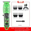 Máquina de Cortar Cabelo para Cortar, Desenhar e Aparar Cabelos, Máquina de Cortar Cabelo com LCD, Máquina Elétrica para Salão de Beleza, Máquina Elétrica para Raspar Cabeças Calvas, Transfronteiriço
