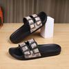 Pantuflas para Hombre Estilo Caliente 2024 Nuevas Pantuflas de Exterior Antideslizantes Suela Suave Exportación Talla Grande Hogar Pantuflas de Lujo para Hombre
