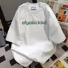 Camiseta de Manga Corta con Estampado de Letras de Pareja para Verano 2026, Camiseta Casual Oversize Versátil para Pareja, Ropa de Trabajo Superior
