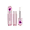 Jinze Pedido Tubo Grueso Redondo para Pincel Transparente Spray de Polvo Corazón Morado Pintado con Spray Tubo para Brillo de Labios Tubo Vacío de Plástico Material de Empaque