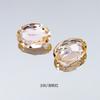 Dongzhou Cristal 8*10mm Óvalo Fondo Diamante de Vidrio Transparente Huevo de Paloma K9 Diamante para Manicura diy Accesorios de Joyería