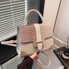 Bolso de mujer, bolso de mano a juego, nuevo bolso de moda, bolso bandolera de hombro, bolso cuadrado pequeño de primavera 2025